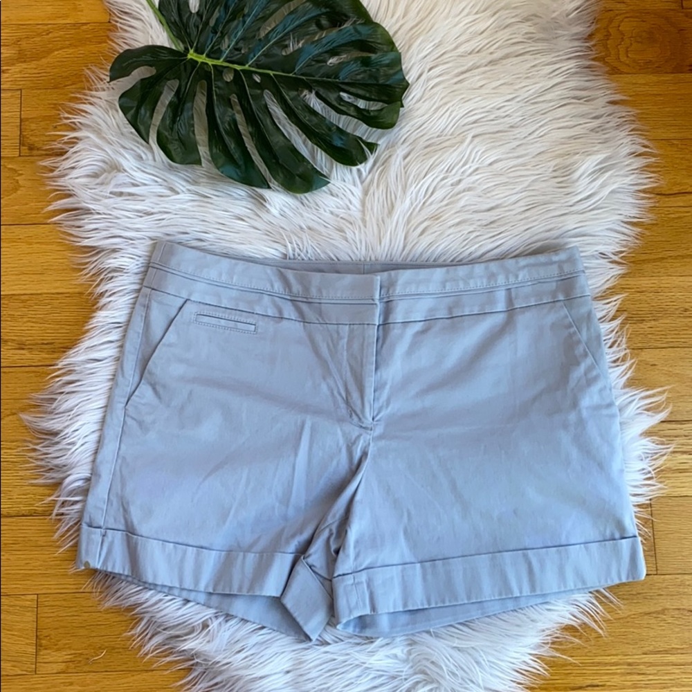 Express blue / grey chino shorts